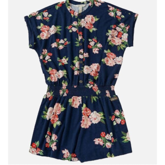 Matilda Jane Romper Women's Small Blouson Floral Brilliant Daydream Be Bold - Picture 1 of 9